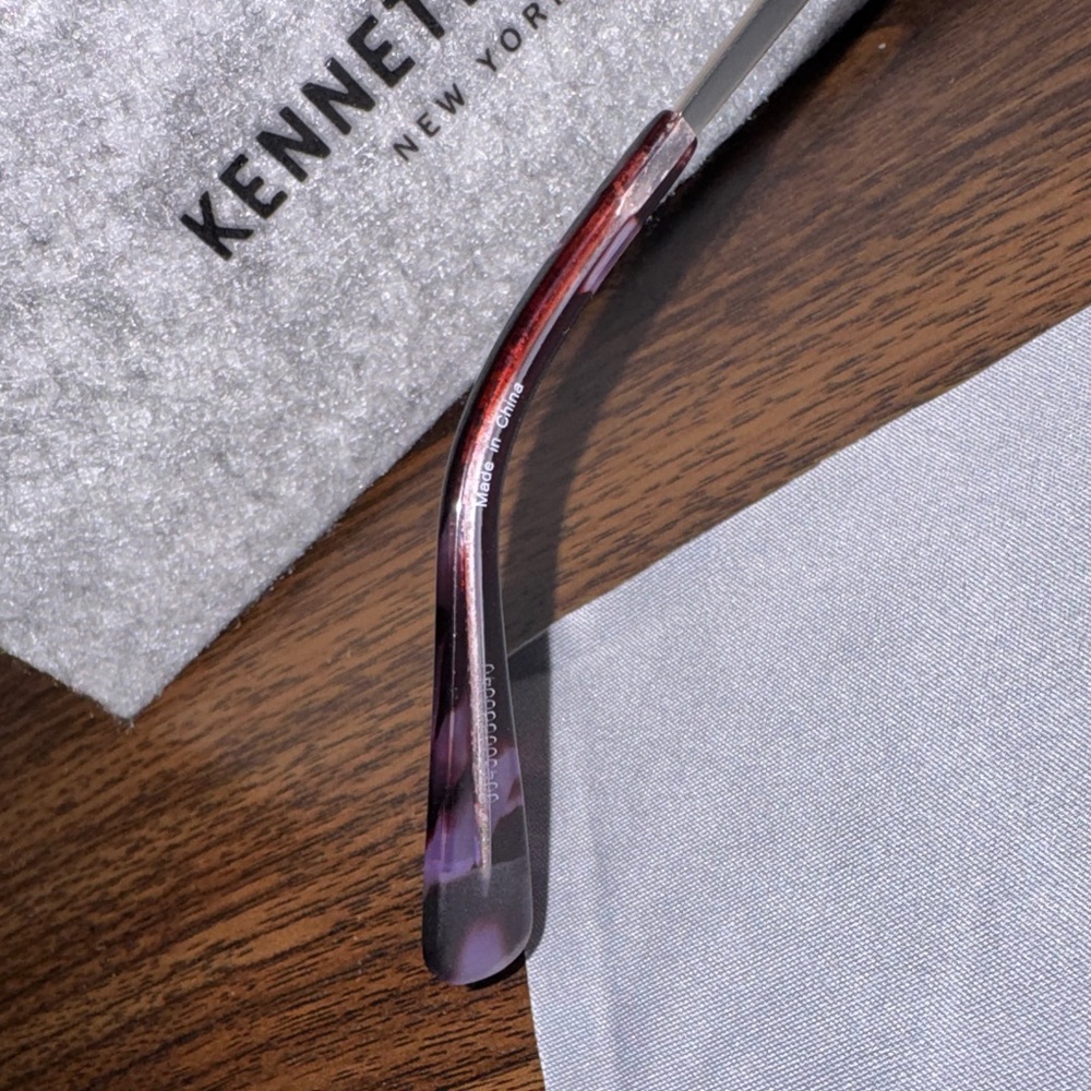Kenneth Cole Purple Tortoise Shell Sunglasses | NW - Picture 6 of 7